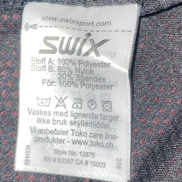 Swix Women's Red/Black Cross Country Ski Jacket Size L - Picture 8 of 8